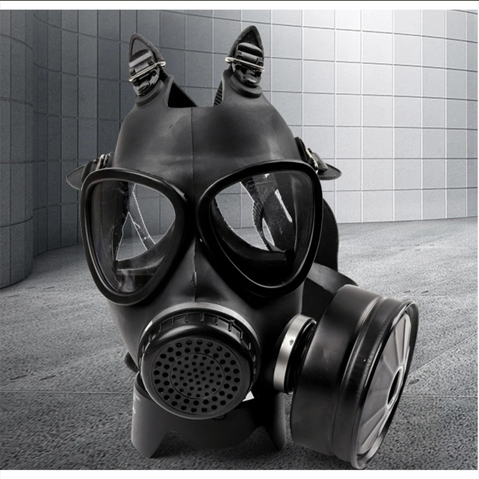 87типный Головной Убор Промышленный Респиратор Химический Противогаз для распыления краски Полнолицевая маска для защиты от формальдегида и фильтрующий Аксессуар