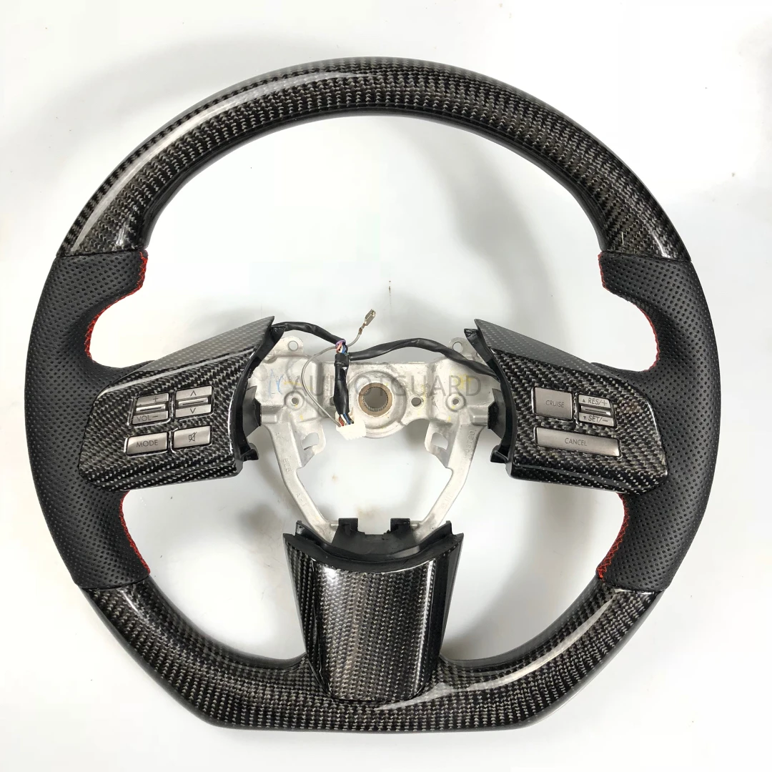 Высококачественное Гоночное рулевое колесо из углеродного волокна на заказ для Subaru Legacy 3.6 седан 2010 2011 2012 2013