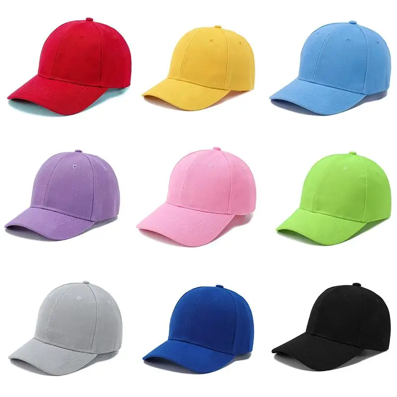 Детская бейсболка для девочек и мальчиков, весенне-летние солнцезащитные шляпы, студенческие однотонные кепки с козырьком, модная шляпа Snapback