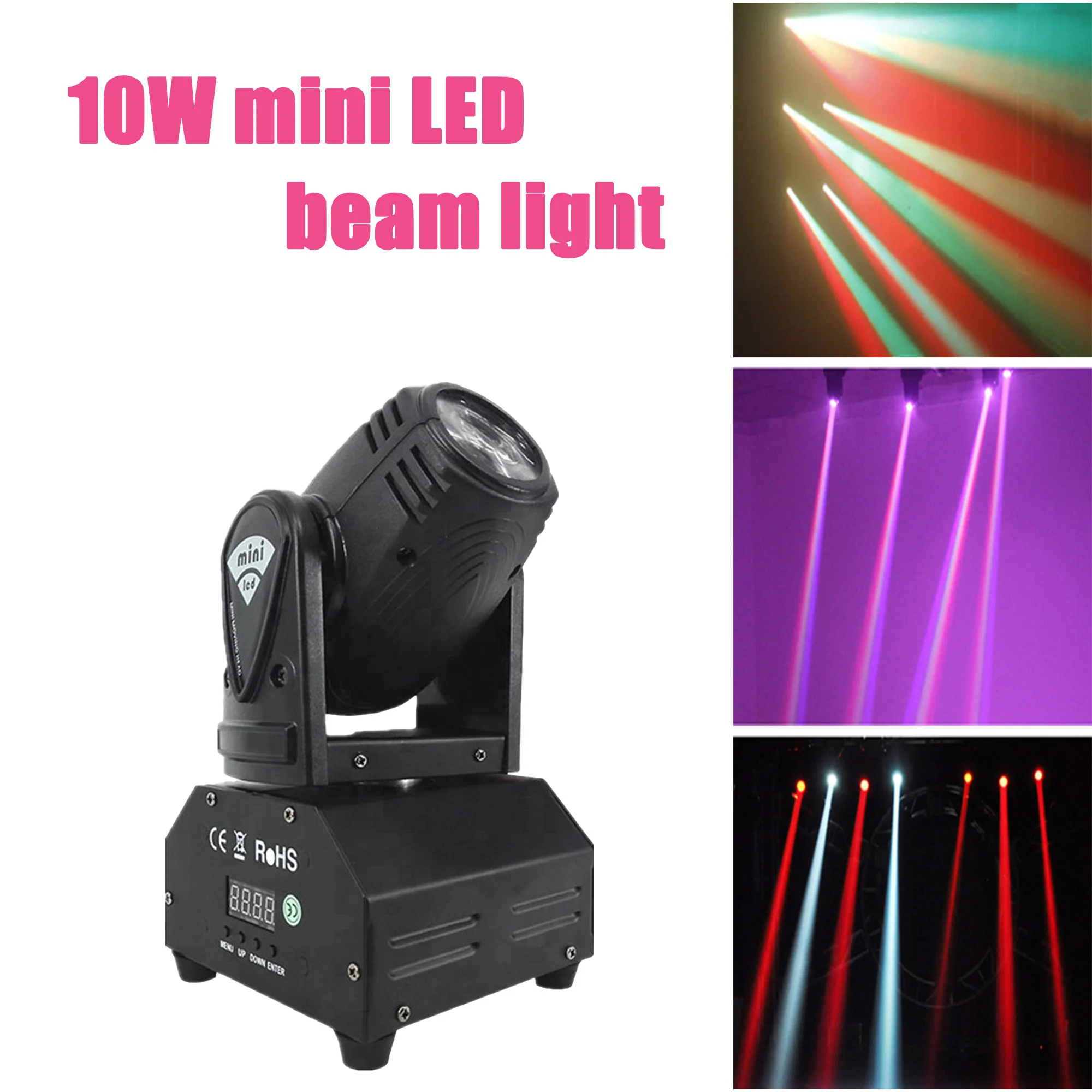 Мини-RGBW светодиодный луч мощностью 10 Вт, мобильный подвесной светильник мощностью 10 Вт, сильный луч из стронциевого светодиода