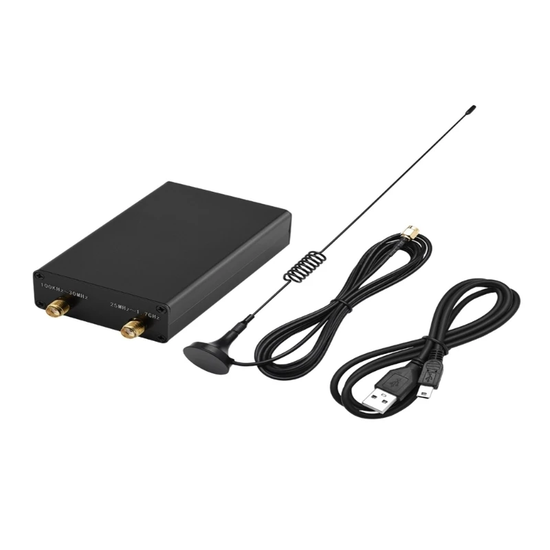 Программный радиоприемник RTL-SDR с полным диапазоном частот 100 кГц-1,7 ГГц для передачи радиосигналов AM на коротких волнах и FM по рации