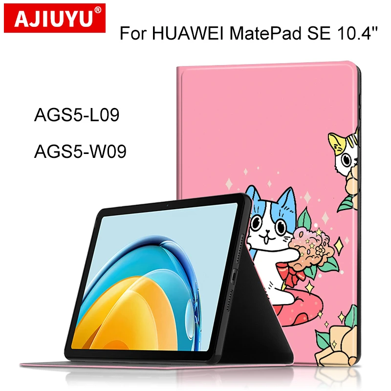 Чехол AJIYU с цветной росписью для HUAWEI MatePad SE 10,4 дюйма AGS5-L09 AGS5-W09 2022, защитный чехол для планшета, чехлы для защиты от падения